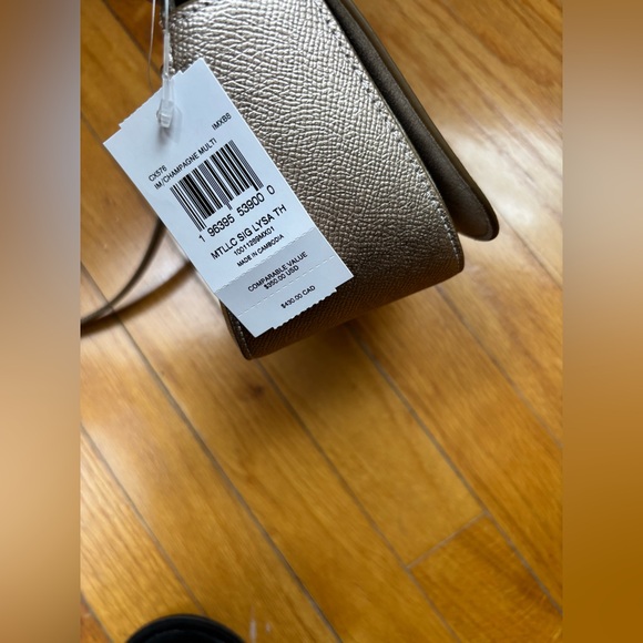 Coach Gold Lysa Top Handle Bag NWT - Picture 3 of 9